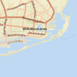 Wilhelmshaven Street Map