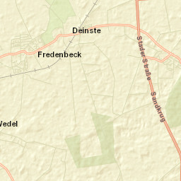 Deinste Street Map