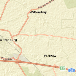 Wittenburg Street Map