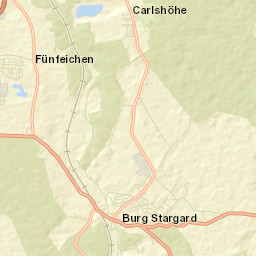 Burg Stargard Street Map