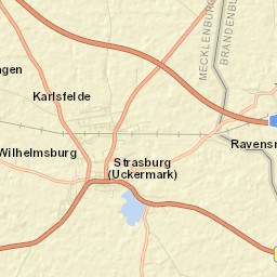 Strasburg Street Map