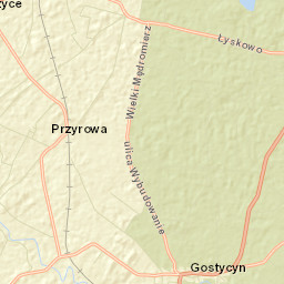 Gostycyn Street Map
