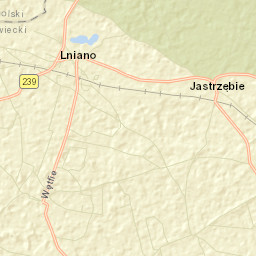 Lniano Street Map