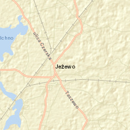 Jeżewo Street Map