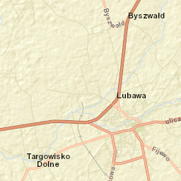 Lubawa Street Map