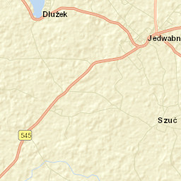 Jedwabno Street Map
