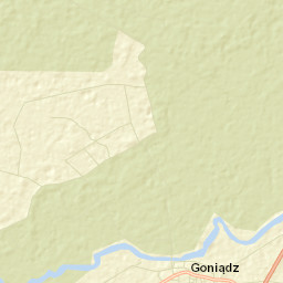 Goniadz Street Map