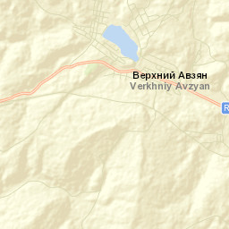 Verkhniy Avzyan Street Map