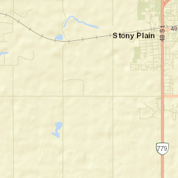 Stony Plain Street Map