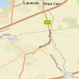 M62, Manchester M44, UK Street Map