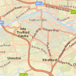 Trafford Park Street Map