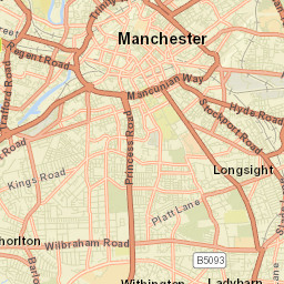 Manchester Street Map