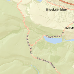 Stocksbridge Street Map