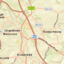 7 Market Place, Chapeltown, Sheffield, South Yorkshire Street Map