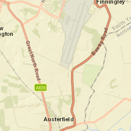 Finningley Street Map