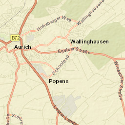 Aurich Street Map