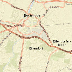 Buxtehude Street Map