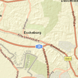 Escheburg Street Map