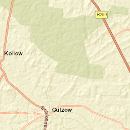 Gülzow Street Map