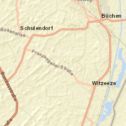 Büchen Street Map