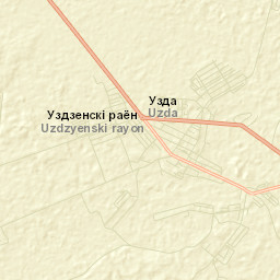 Uzda Street Map