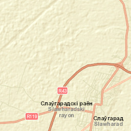 Slawharad Street Map