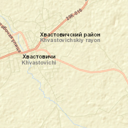 Khvastovichi Street Map