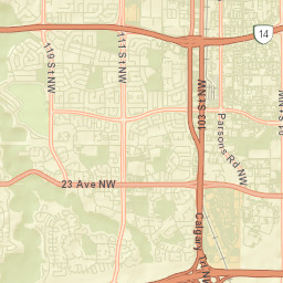 Rideau Park Street Map
