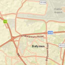 Ballymun Street Map