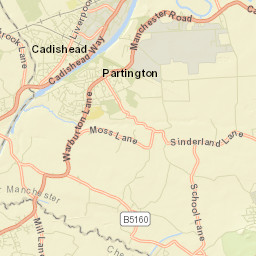 Partington Street Map