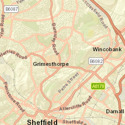 Burngreave Street Map