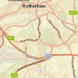 Catcliffe Street Map