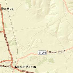 Market Rasen Street Map