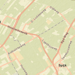 Spijk Street Map