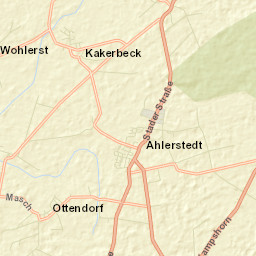 Ahlerstedt Street Map