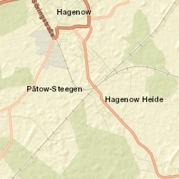 Hagenow Street Map