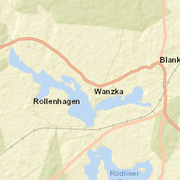 Blankensee Street Map