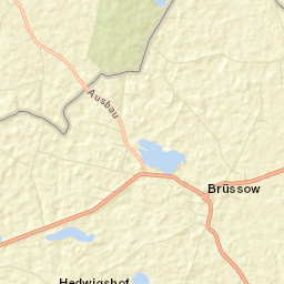 Brüssow Street Map