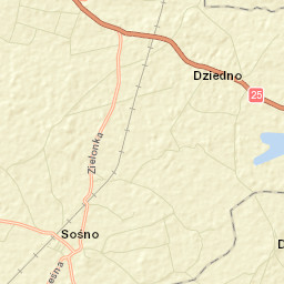 Sośno Street Map