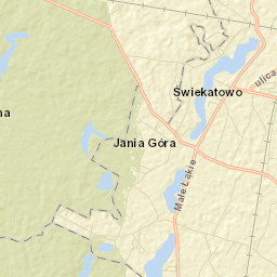 Świekatowo Street Map