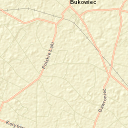 Bukowiec Street Map