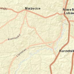 Kurzętnik Street Map