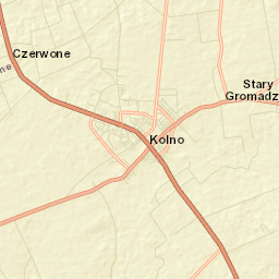 Powiat kolneński Street Map
