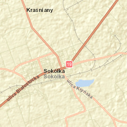 Sokółka Street Map