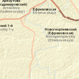 Bolkhovskiy Rayon Street Map