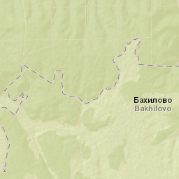 Bakhilovo Street Map
