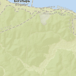 Bogatyr’ Street Map