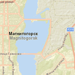 Magnitogorsk Street Map