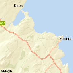 Moelfre Street Map