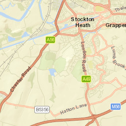 Holly Hedge Lane, Warrington WA4, UK Street Map